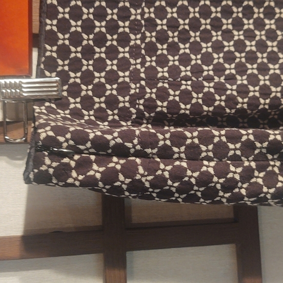 Ann Taylor Black and White Polka Dot A-line Skirt Sz 8 - Picture 4 of 6